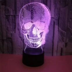 3D Skull Night Light(3d Skull Night Light) -Crewskull 3d skull night light 273