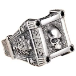 Crewskull -Crewskull adjustable skull ring 665