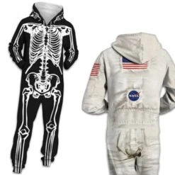 Adult Skeleton And Astronaut Costume(Adult Skeleton Astronaut Costume)