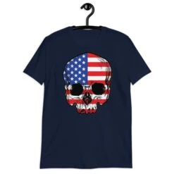 American Flag Skull T Shirt(American Flag Skull T Shirt) -Crewskull american flag skull t shirt 228
