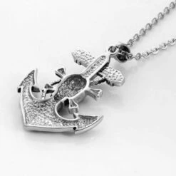 Anchor Skull Necklace "Sailor"(Anchor Skull Necklace Sailor) -Crewskull anchor skull necklace sailor 367