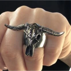 Animal Skull Ring(Animal Skull Ring) -Crewskull animal skull ring 965