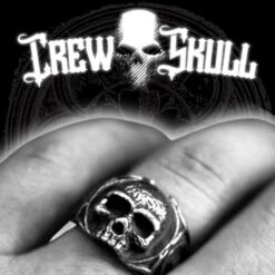 Antique Skull Ring(Antique Skull Ring) -Crewskull antique skull ring 537