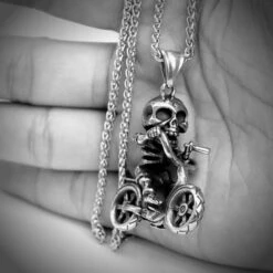 Baby Biker Necklace(Baby Biker Necklace) -Crewskull baby biker necklace 805