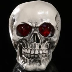 Badass Skull Statue(Badass Skull Statue High Quality Resin Eco Friendly Led) -Crewskull badass skull statue 872