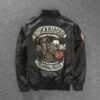 Biker Bomber Jacket(Biker Bomber Jacket) -Crewskull biker bomber jacket 936