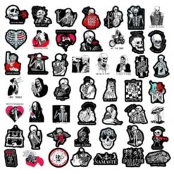 Biker Skull Sticker(Biker Skull Sticker) -Crewskull biker skull sticker 591