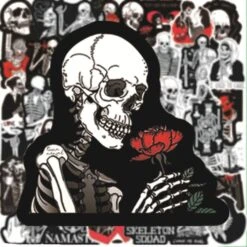 Biker Skull Sticker(Biker Skull Sticker) -Crewskull biker skull sticker 890