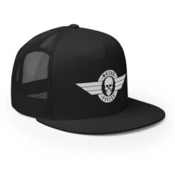 Biker Skull Trucker Cap(Biker Skull Trucker Cap) -Crewskull biker skull trucker cap 306