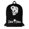 Black Skull Backpack(Black Skull Backpack) -Crewskull black skull backpack 173