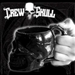 Black Skull Mug(Black Skull Mug) -Crewskull black skull mug 322