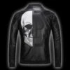 Bomber Skull Leather Jacket(Bomber Skull Leather Jacket) -Crewskull bomber skull leather jacket 643