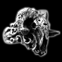 Buffle Skull Ring(Buffle Skull Ring) 9 Buffle Skull Ring(Buffle Skull Ring) -Crewskull buffle skull ring