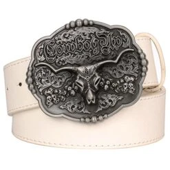 Bull Skull Belt Buckle(Bull Skull Belt Buckle) -Crewskull bull skull belt buckle 905