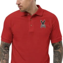 Bunny Skull Polo Shirt(Bunny Skull Polo Shirt) -Crewskull bunny skull polo shirt 195