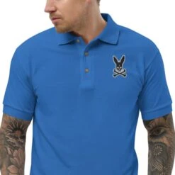 Bunny Skull Polo Shirt(Bunny Skull Polo Shirt) -Crewskull bunny skull polo shirt 588