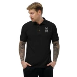 Bunny Skull Polo Shirt(Bunny Skull Polo Shirt) -Crewskull bunny skull polo shirt 921