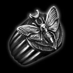 Butterfly Ring With Skull(Butterfly Ring With Skull) -Crewskull butterfly ring with skull 880