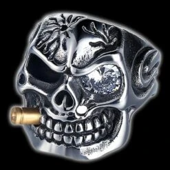 Captain Skull Ring(Captain Skull Ring) -Crewskull captain skull ring 952