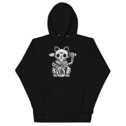 Cat Skull Hoodie(Cat Skull Hoodie) -Crewskull cat skull hoodie 350