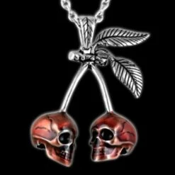 Cherry Skull Necklace(Cherry Skull Necklace)