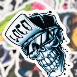 Cool Skull Stickers(Cool Skull Stickers) -Crewskull cool skull stickers 618