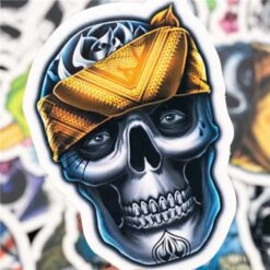 Cool Skull Stickers(Cool Skull Stickers) -Crewskull cool skull stickers 886