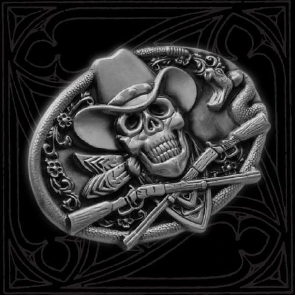 Cowboy Skull Belt Buckle(Cowboy Skull Belt Buckle) 4 Cowboy Skull Belt Buckle(Cowboy Skull Belt Buckle) - Image 2