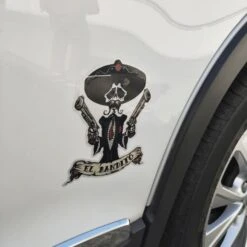 Cowboy Skull Stickers(Cowboy Skull Stickers) -Crewskull cowboy skull stickers 666