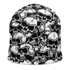 Creepy Skull Beanie(Creepy Skull Beanie) -Crewskull creepy skull beanie 897