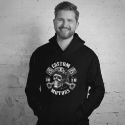 Custom Motors (Skull Hoodie)(Custom Motors Skull Hoodie)