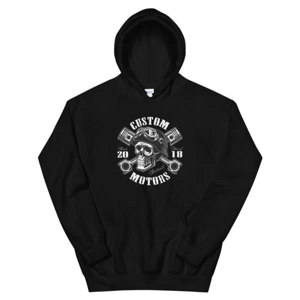 Custom Motors (Skull Hoodie)(Custom Motors Skull Hoodie) 4 Custom Motors (Skull Hoodie)(Custom Motors Skull Hoodie) - Image 2