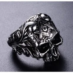 Big Skull Ring(Big Skull Ring) -Crewskull death icon big skull ring 293