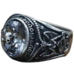 Diamond Skull Ring(Diamond Skull Ring) -Crewskull diamond skull ring 339