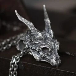Dragon Skull Necklace(Dragon Skull Necklace) -Crewskull dragon skull necklace 256