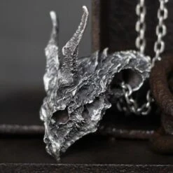 Dragon Skull Necklace(Dragon Skull Necklace) -Crewskull dragon skull necklace 511