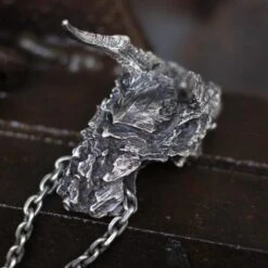 Dragon Skull Necklace(Dragon Skull Necklace) -Crewskull dragon skull necklace 717