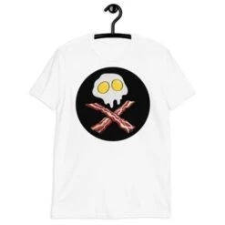 Eggs And Bacon Skull And Crossbones T Shirt(Eggs And Bacon Skull Crossbones T Shirt)
