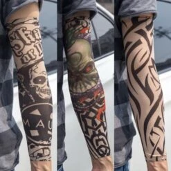 Fake Skull Tattoo Sleeves(Fake Skull Tattoo Sleeves) -Crewskull fake skull tattoo sleeves 158