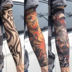 Fake Skull Tattoo Sleeves(Fake Skull Tattoo Sleeves) -Crewskull fake skull tattoo sleeves 610