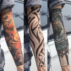Fake Skull Tattoo Sleeves(Fake Skull Tattoo Sleeves) -Crewskull fake skull tattoo sleeves 681