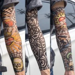 Fake Skull Tattoo Sleeves(Fake Skull Tattoo Sleeves) -Crewskull fake skull tattoo sleeves 854