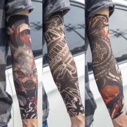 Fake Skull Tattoo Sleeves(Fake Skull Tattoo Sleeves) -Crewskull fake skull tattoo sleeves 873