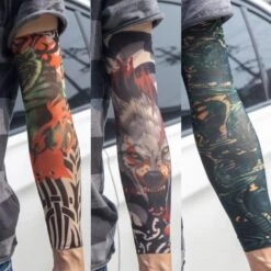 Fake Skull Tattoo Sleeves(Fake Skull Tattoo Sleeves) -Crewskull fake skull tattoo sleeves 882