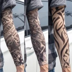 Fake Skull Tattoo Sleeves(Fake Skull Tattoo Sleeves) -Crewskull fake skull tattoo sleeves 929