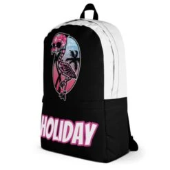Flamingo Skull Backpack(Flamingo Skull Backpack) -Crewskull flamingo skull backpack 983