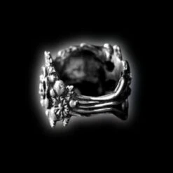 Flower Skull Ring(Flower Skull Ring) -Crewskull flower skull ring 198