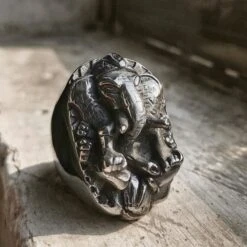 GANESHA RING(Ganesha Ring) -Crewskull ganesha ring 325