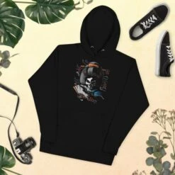 Geisha Skull Hoodie(Geisha Skull Hoodie) -Crewskull geisha skull hoodie 494
