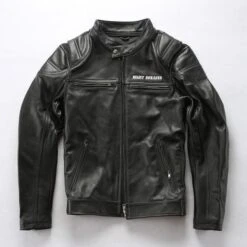Ghost Rider (Skull Leather Jacket)(Ghost Rider Skull Leather Jacket) -Crewskull ghost rider skull leather jacket 388